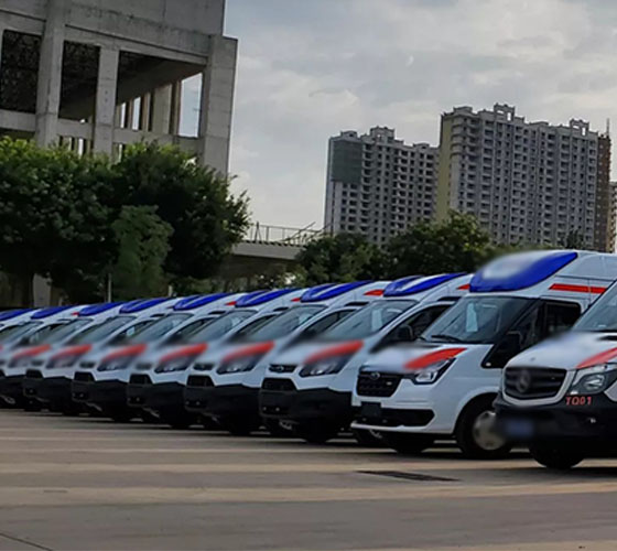 代县服务车队展示